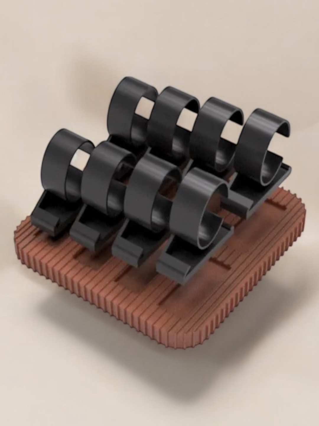 Organizador de Relojes y Pulseras Impreso en 3D | Diseño Premium