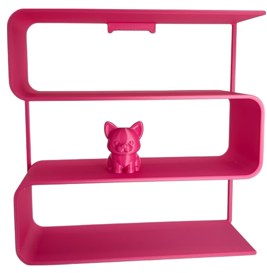Estantería S-Shape 3D Impresa – Expositor para Figuras y Coleccionables