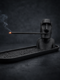 Porta Incienso Moai Fumador 3D