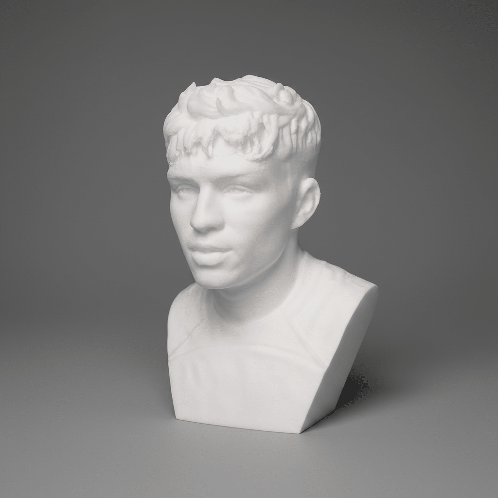 Busto 3D Personalizado | Tu Rostro Hecho Escultura | 15 cm - Vantor StreetBusto 3D Personalizado | Tu Rostro Hecho Escultura | 15 cmVantor StreetVantor StreetBustos 3D Gris Medio