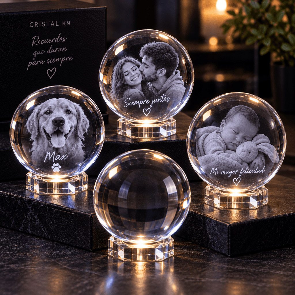 Esfera de Cristal K9 Personalizada con Base LED de Madera - Vantor StreetEsfera de Cristal K9 Personalizada con Base LED de MaderaVantor StreetVantor StreetEsfera de Cristal K9 Personalizada con Base LED de Madera