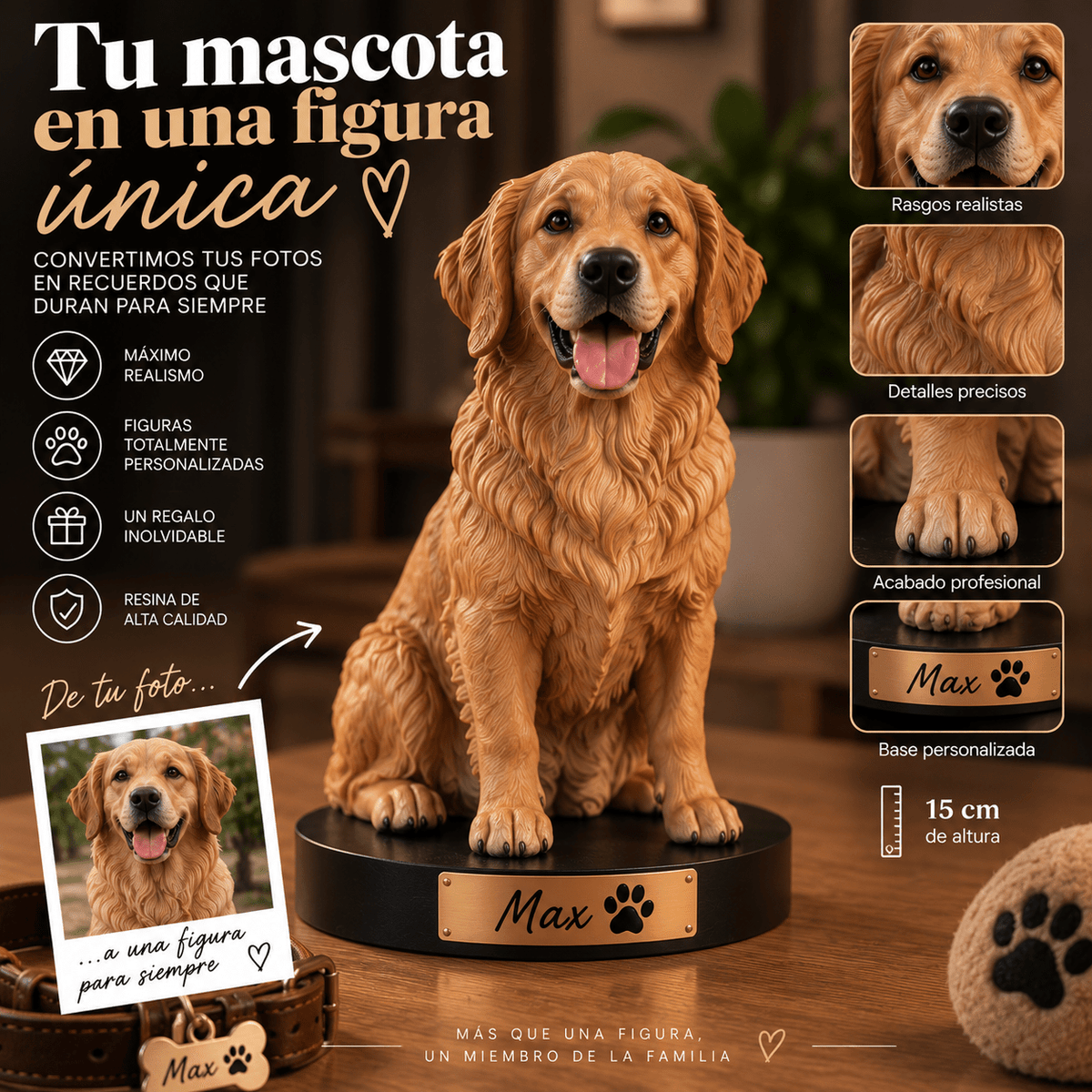 🐾 Figura Personalizada de Mascota en Resina – Desde tu Foto - Vantor Street🐾 Figura Personalizada de Mascota en Resina – Desde tu FotoVantor StreetVantor StreetResina 10 cm🐾 Figura Personalizada de Mascota en Resina – Desde tu Foto