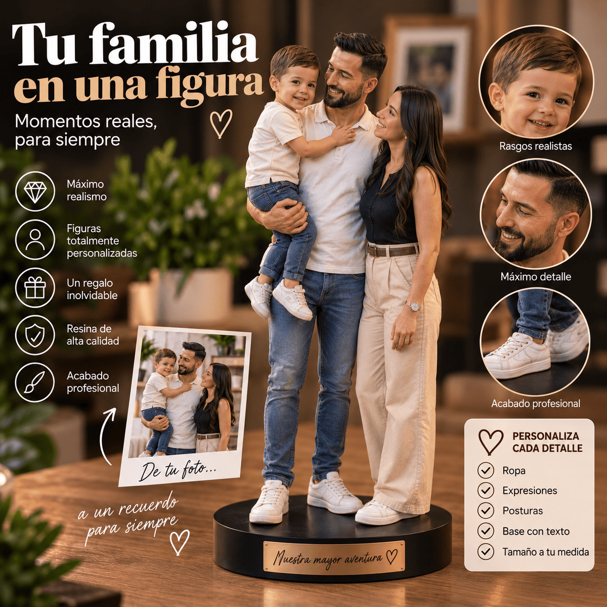 Figura Personalizada Realista 15 cm – Resina o Filamento 3D - Vantor StreetFigura Personalizada Realista 15 cm – Resina o Filamento 3DVantor StreetVantor StreetResinaFigura Personalizada Realista 15 cm – Resina o Filamento 3D