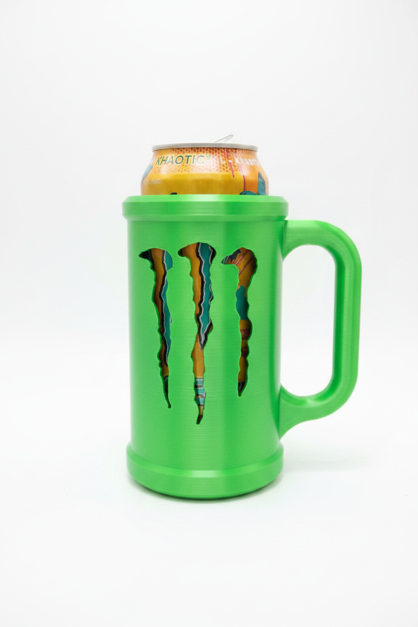 Vaso Portaenergética Monster Impreso en 3D
