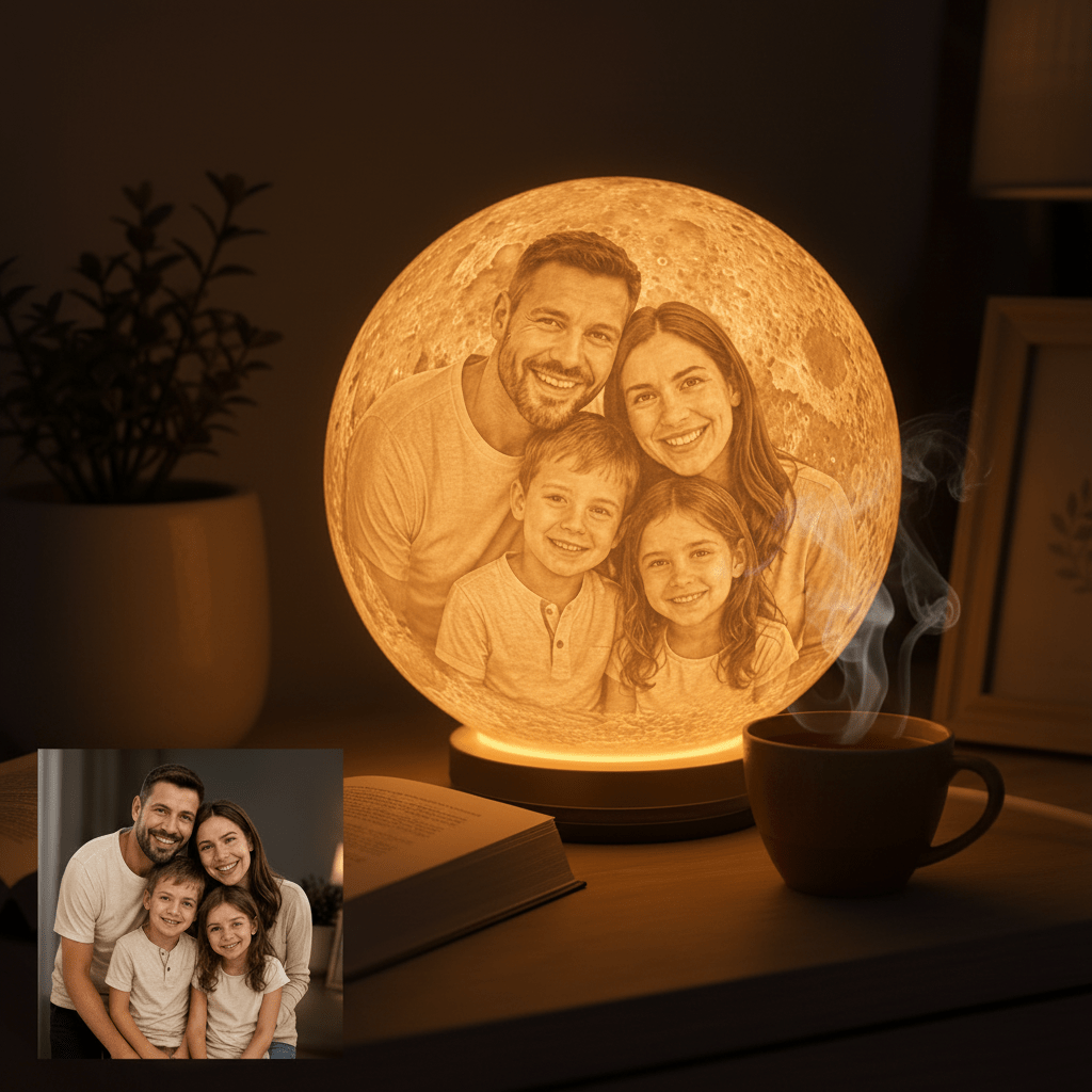 Lámpara Lunar 3D Personalizada | Tu Foto, Nombre o Diseño - Vantor StreetLámpara Lunar 3D Personalizada | Tu Foto, Nombre o DiseñoLámparaVantor StreetVantor StreetLámpara lunar escritorio