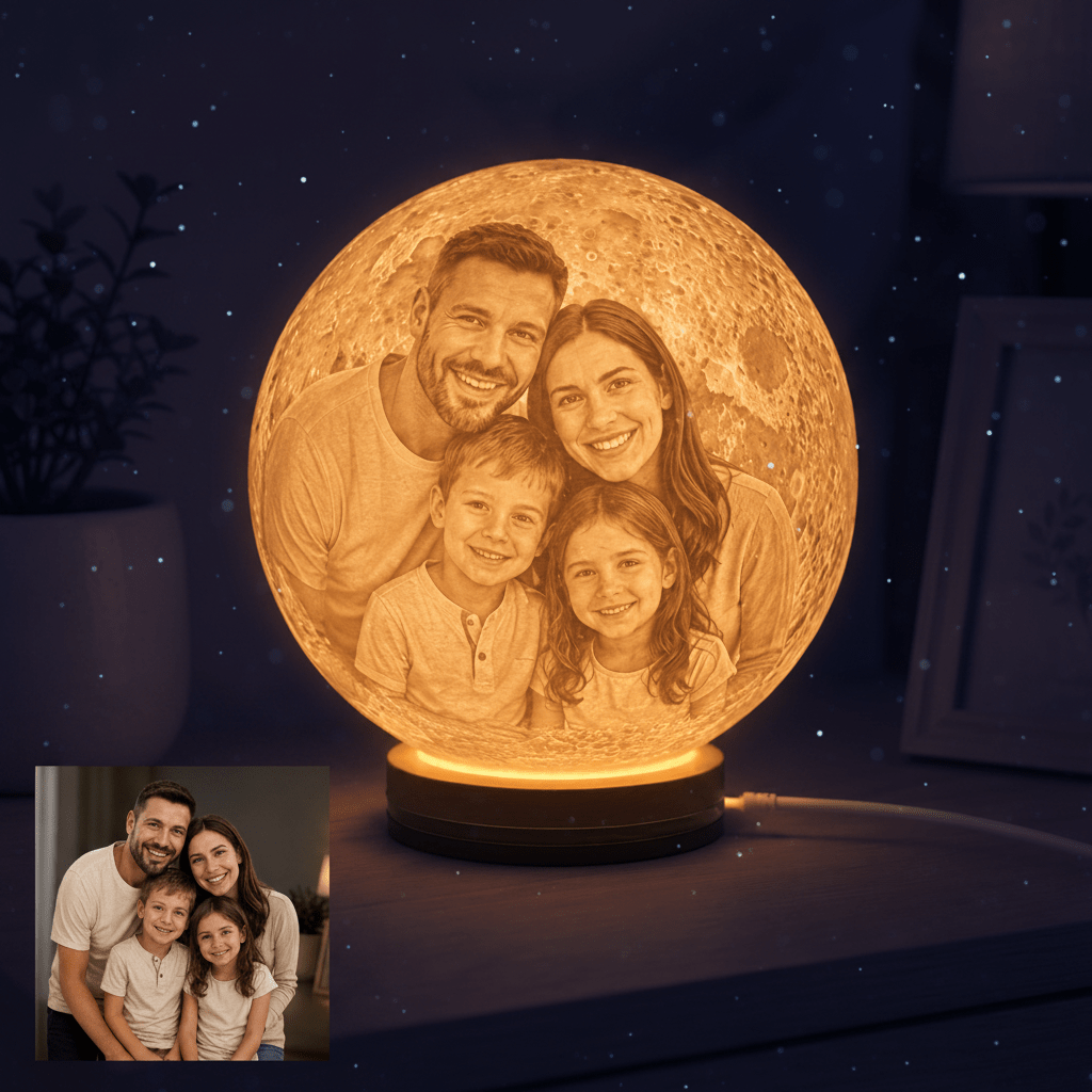 Lámpara Lunar 3D Personalizada | Tu Foto, Nombre o Diseño - Vantor StreetLámpara Lunar 3D Personalizada | Tu Foto, Nombre o DiseñoLámparaVantor StreetVantor StreetLámpara Lunar 3D Mejorada