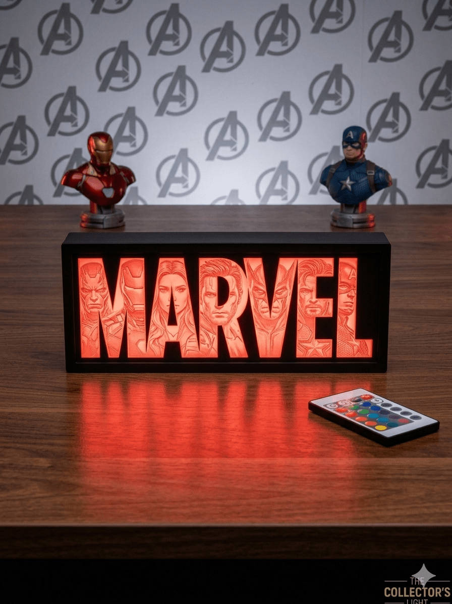 Lámpara Marvel LED RGB Avengers – Luz Decorativa con Mando a Distancia - Vantor StreetLámpara Marvel LED RGB Avengers – Luz Decorativa con Mando a DistanciaVantor StreetVantor StreetNegroLámpara Marvel LED RGB Avengers – Luz Decorativa con Mando a Distancia