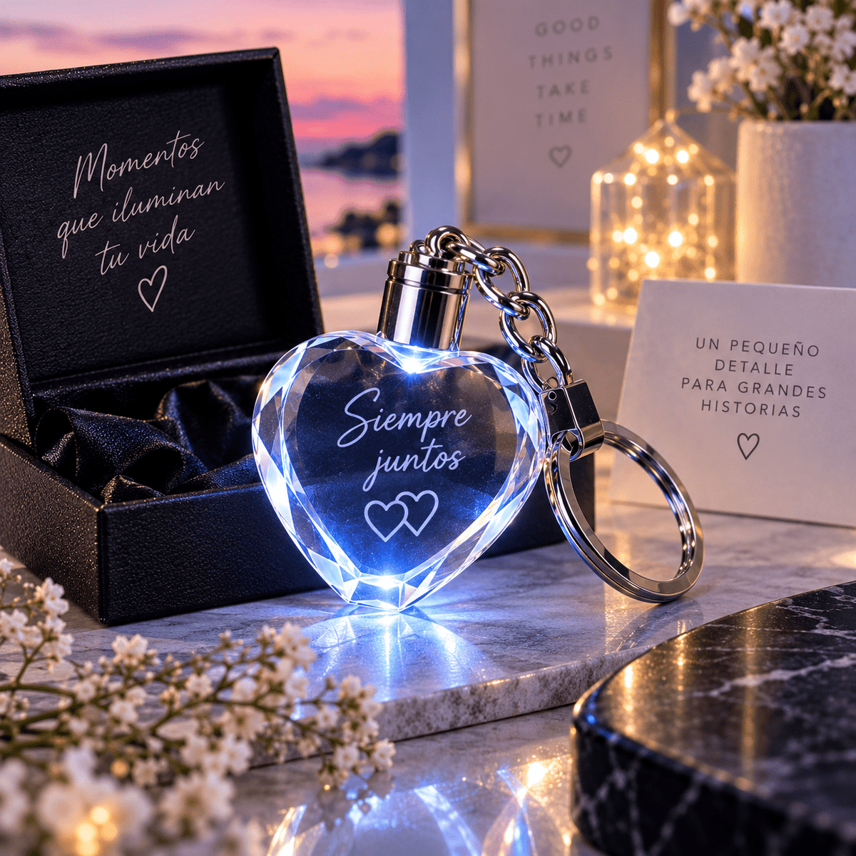 Llavero Corazón de Cristal K9 Personalizado con Luz LED - Vantor StreetLlavero Corazón de Cristal K9 Personalizado con Luz LEDVantor StreetVantor Streetrectangular alargado k9Llavero Corazón de Cristal K9 Personalizado con Luz LED