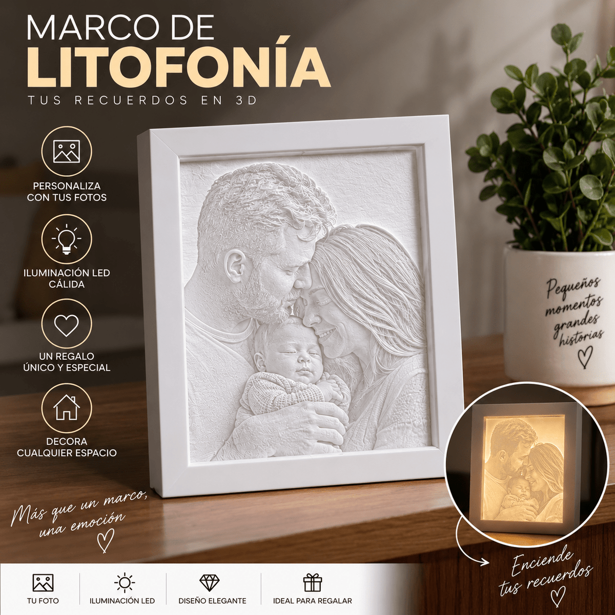 Marco de Litofonía Personalizado con Luz LED – 15 x 10 cm - Vantor StreetMarco de Litofonía Personalizado con Luz LED – 15 x 10 cmVantor StreetVantor StreetMarco de Litofonía Personalizado con Luz LED – 15 x 10 cm