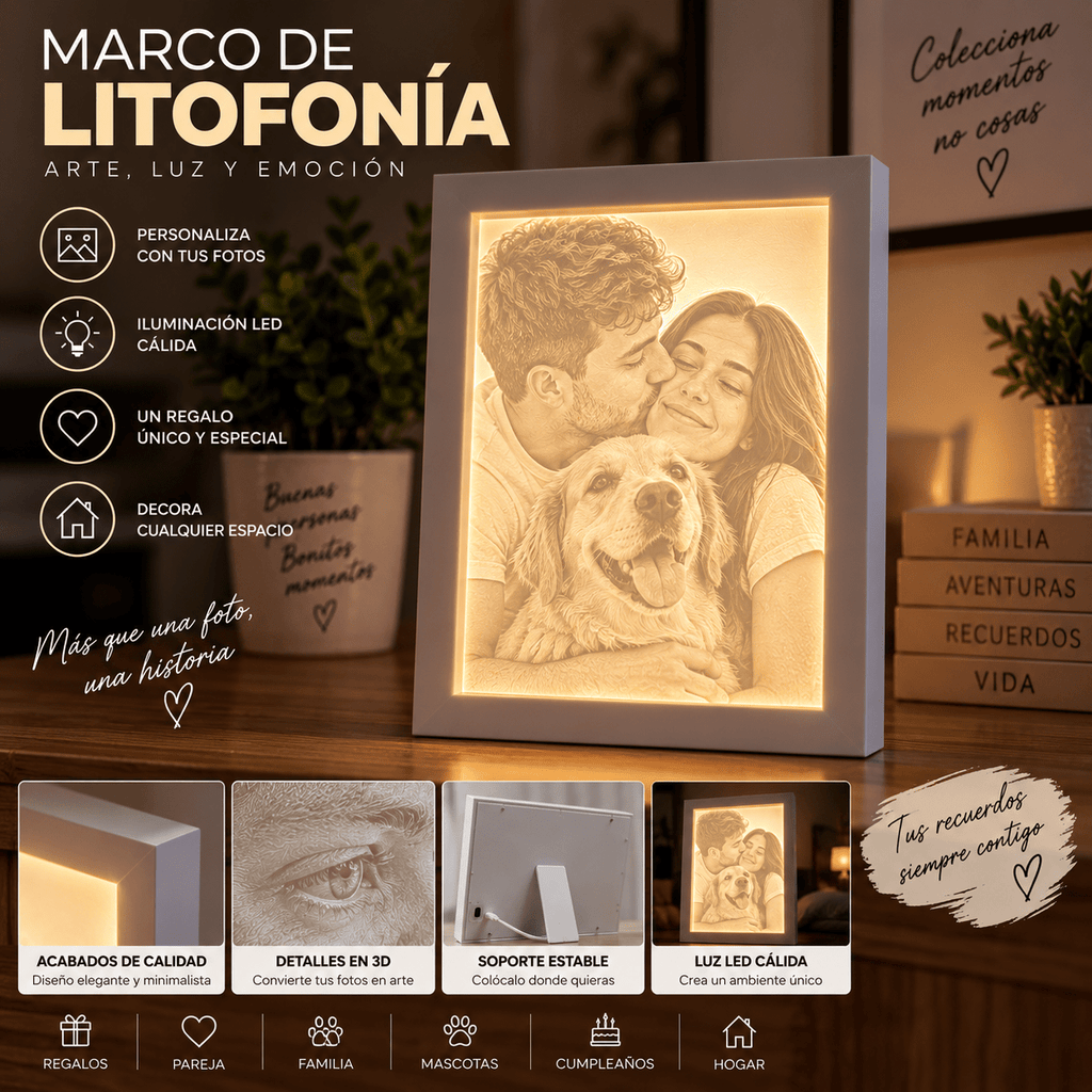 Marco de Litofonía Personalizado con Luz LED – 15 x 10 cm - Vantor StreetMarco de Litofonía Personalizado con Luz LED – 15 x 10 cmVantor StreetVantor StreetMarco de Litofonía Personalizado con Luz LED – 15 x 10 cm