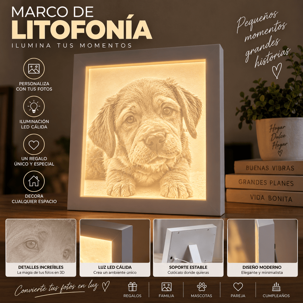 Marco de Litofonía Personalizado con Luz LED – 15 x 10 cm - Vantor StreetMarco de Litofonía Personalizado con Luz LED – 15 x 10 cmVantor StreetVantor StreetMarco de Litofonía Personalizado con Luz LED – 15 x 10 cm
