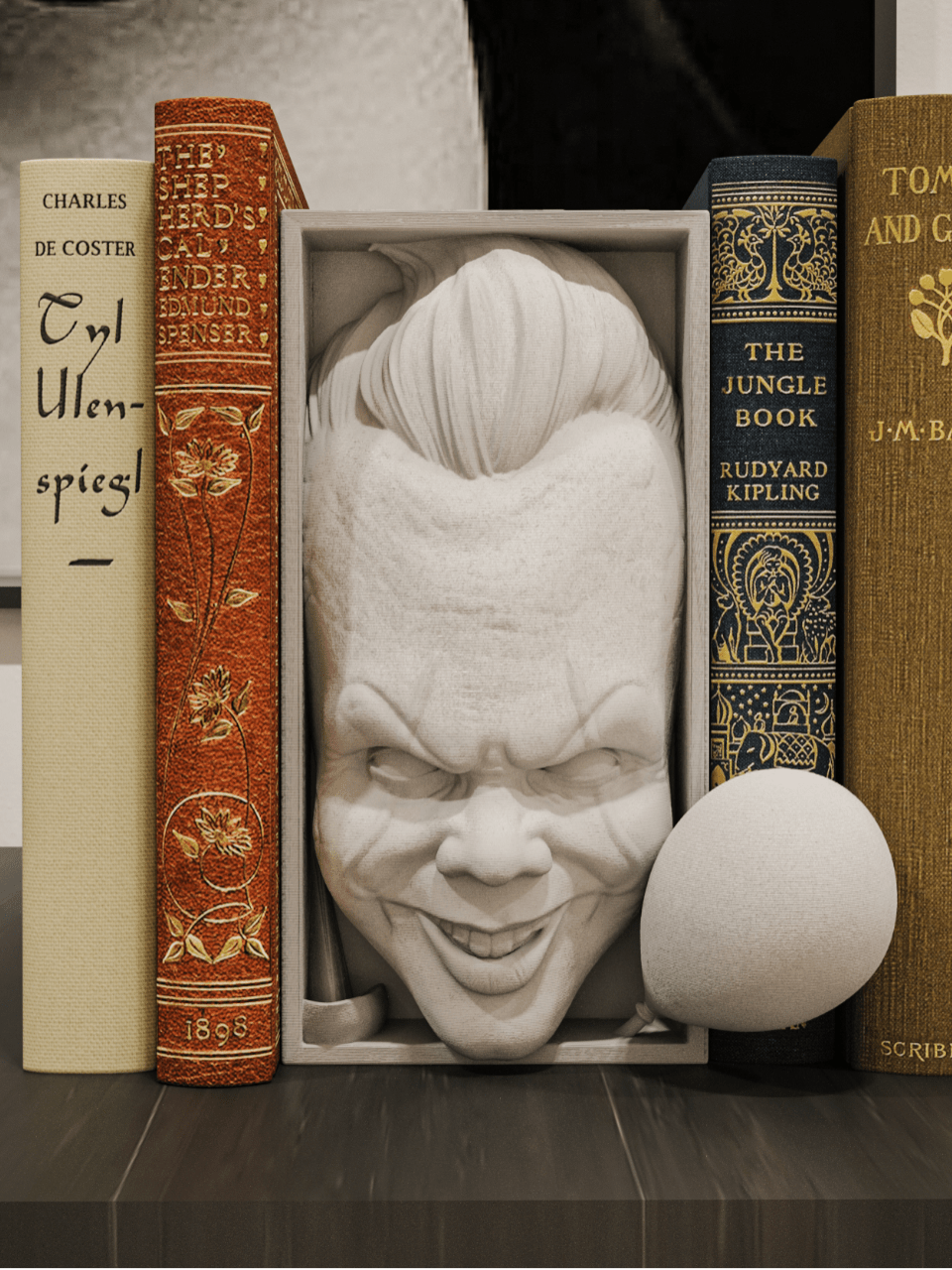 Sujetalibros Pennywise - Vantor StreetSujetalibros PennywiseRinconcito de librosVantor StreetVantor StreetSujetalibros Pennywise